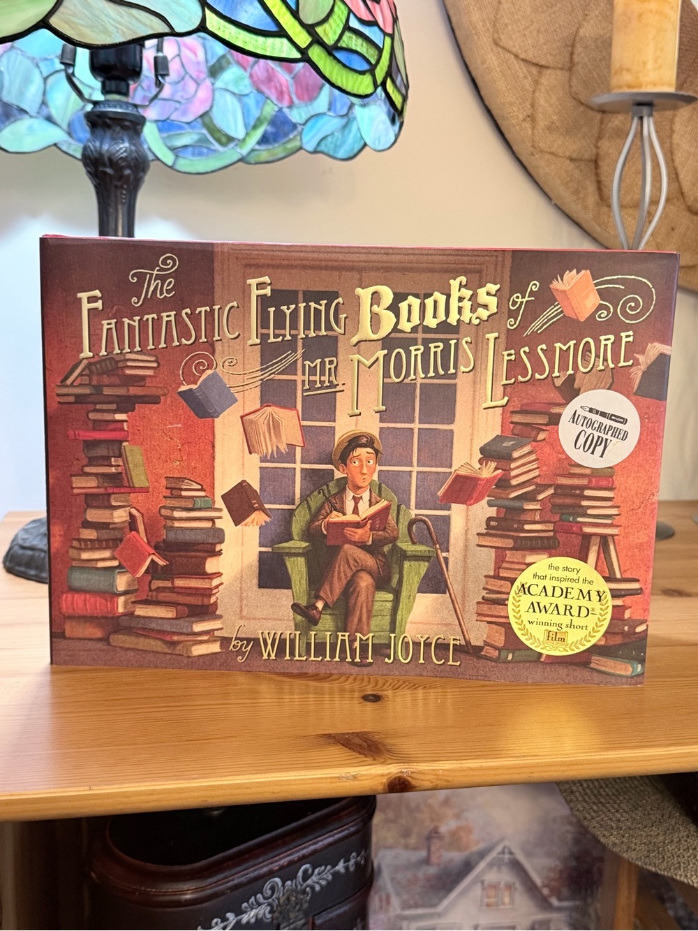 SIGNED 1st Edition book, The Fantastic Flying Books of Mr. Morris Lessmore